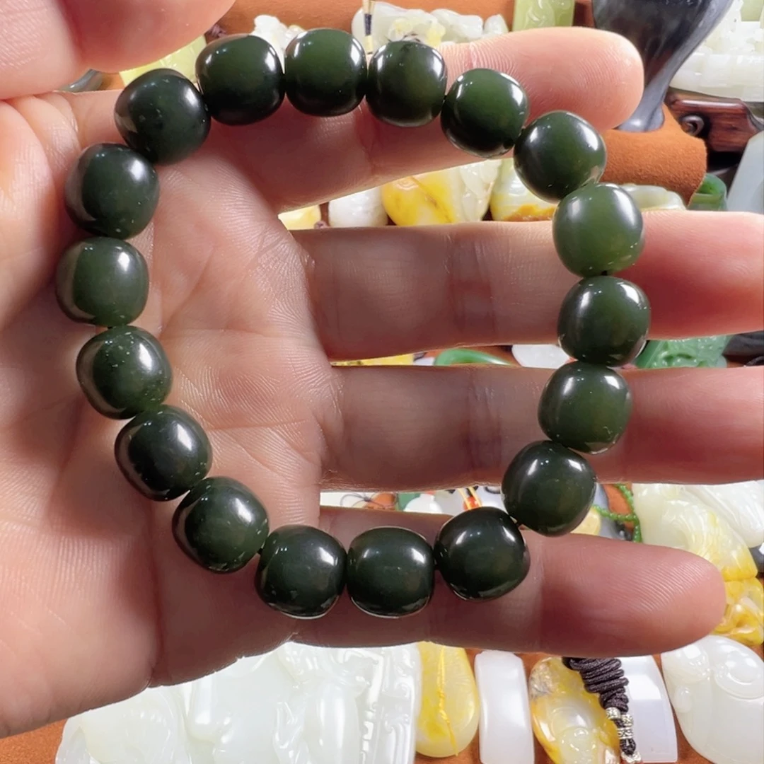 和田玉（青玉）挂件未镶嵌