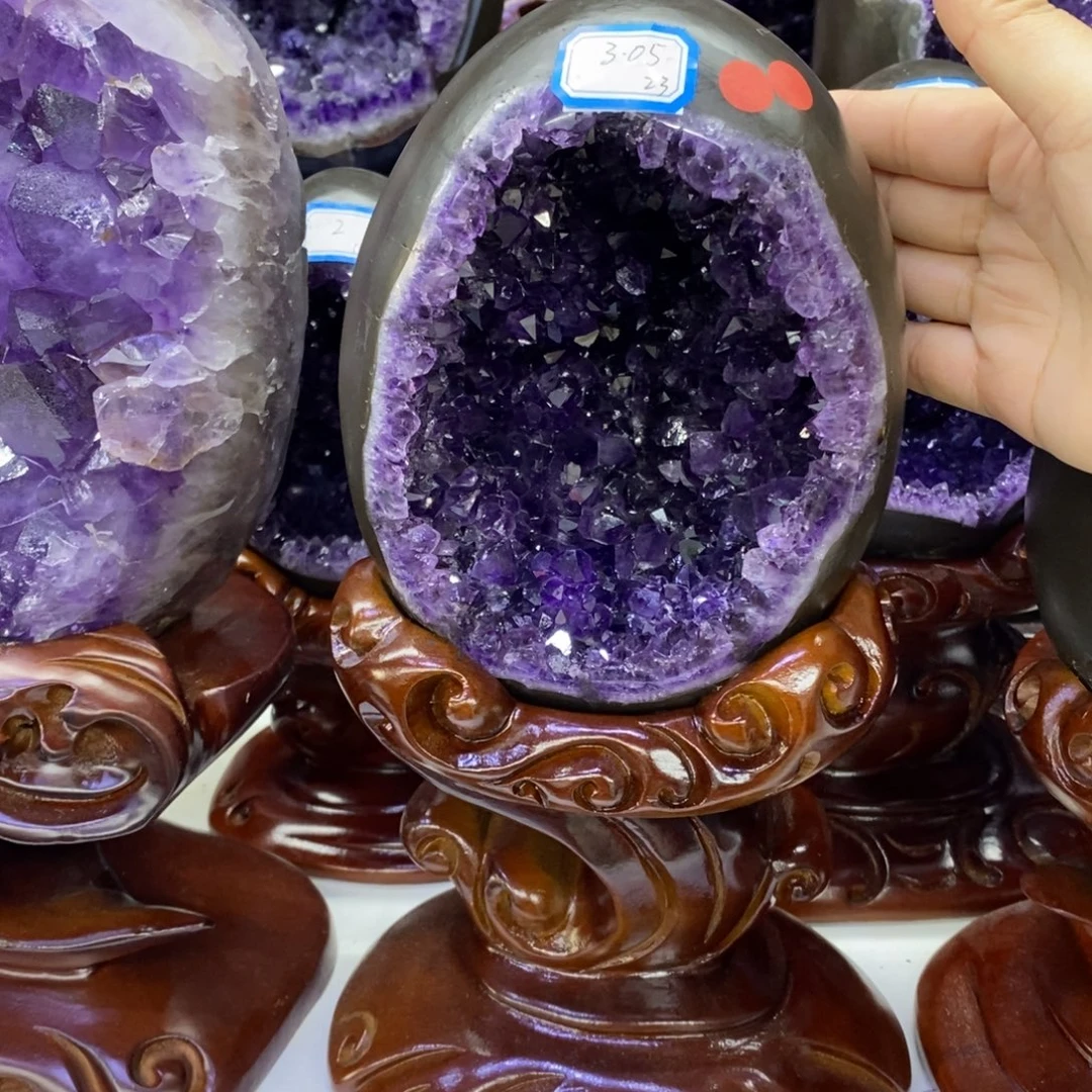 紫晶未镶嵌大型摆件（非配饰）莹