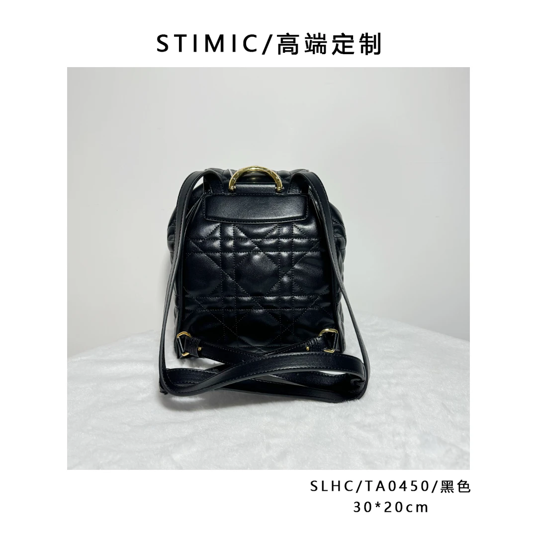 SLHC/TA0450/MZX-08黑色高端订制手工蜡线轻奢斜挎包0450