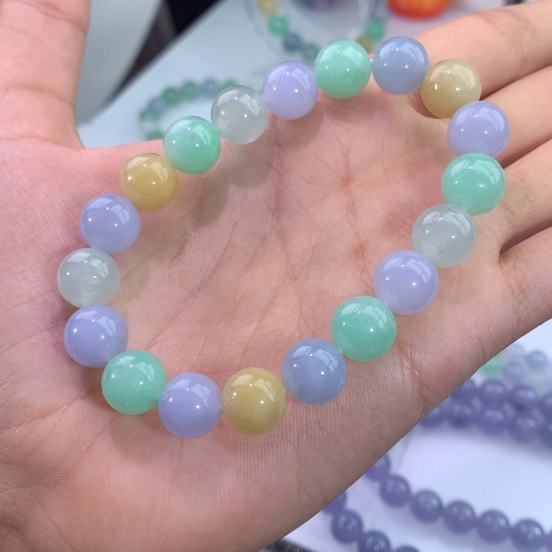 未镶嵌手链翡翠多宝手串