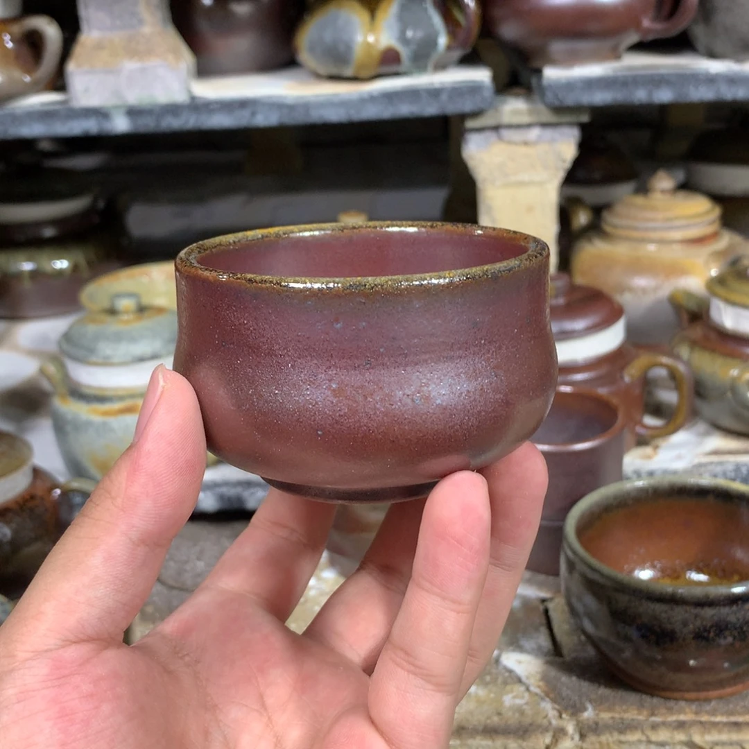 紫砂茶壶纯自然柴烧