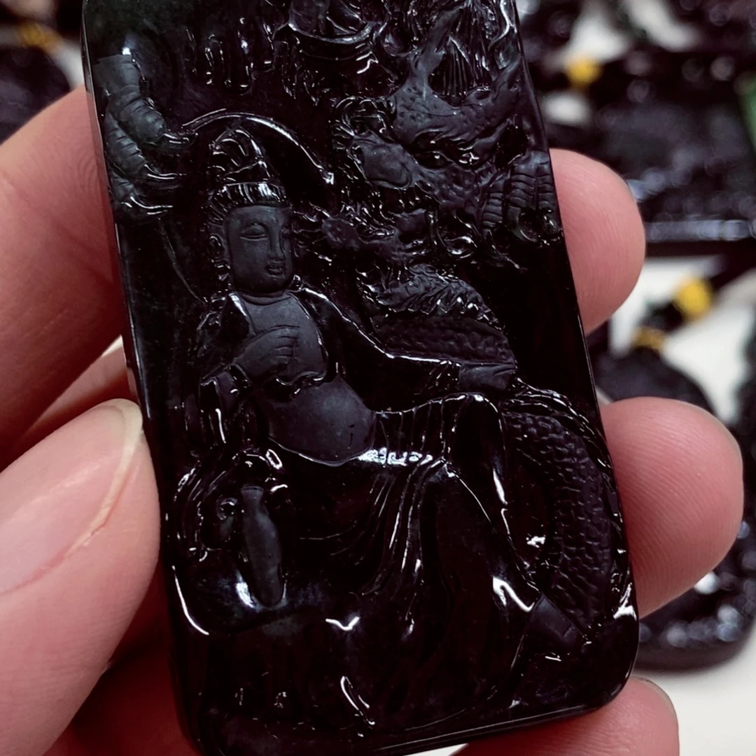 翡翠未镶嵌挂件先鉴后发一物一证
