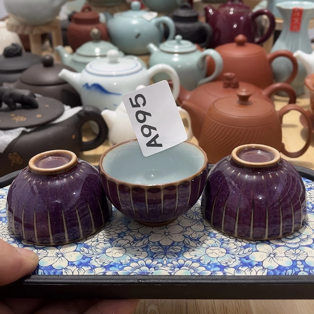 瓷片茶摆件工艺品摆件666