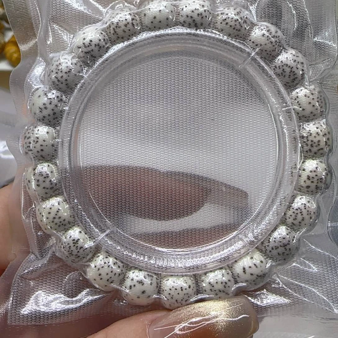 星月菩提手串18王者白星月菩提1.0桶单圈万字