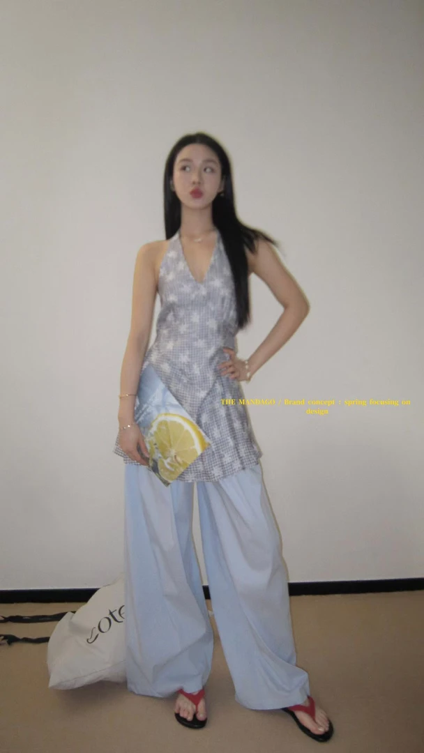 鑫然Kiki 真皮简约平底百搭夹趾人字拖 228-3 MDG