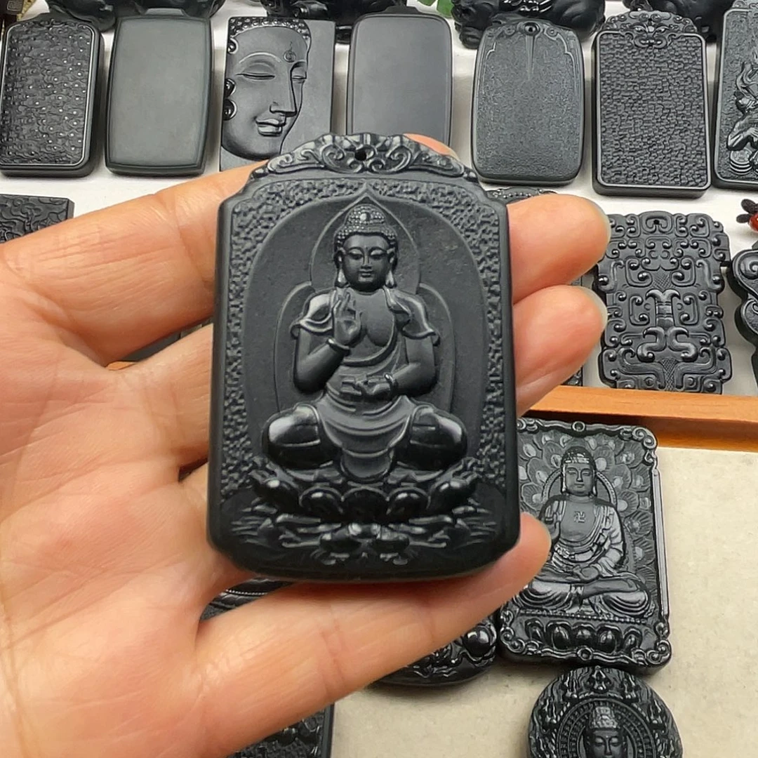 星***步和田玉（青玉）未镶嵌颈饰