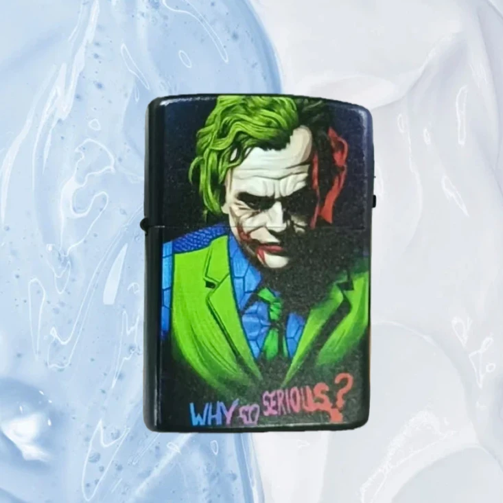 小丑煤油防风打火机男士送男友达人无油