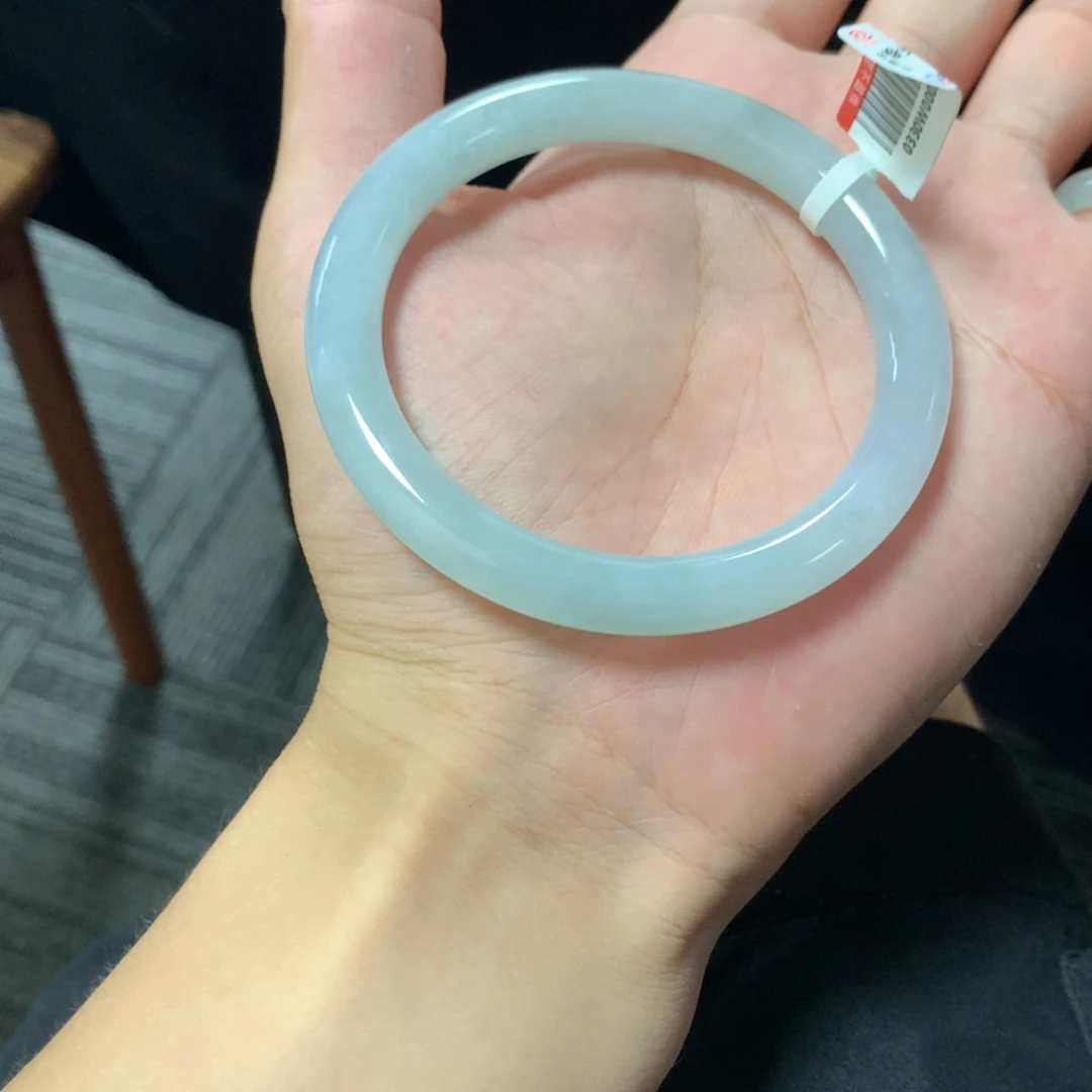 翡翠未镶嵌手镯13号59