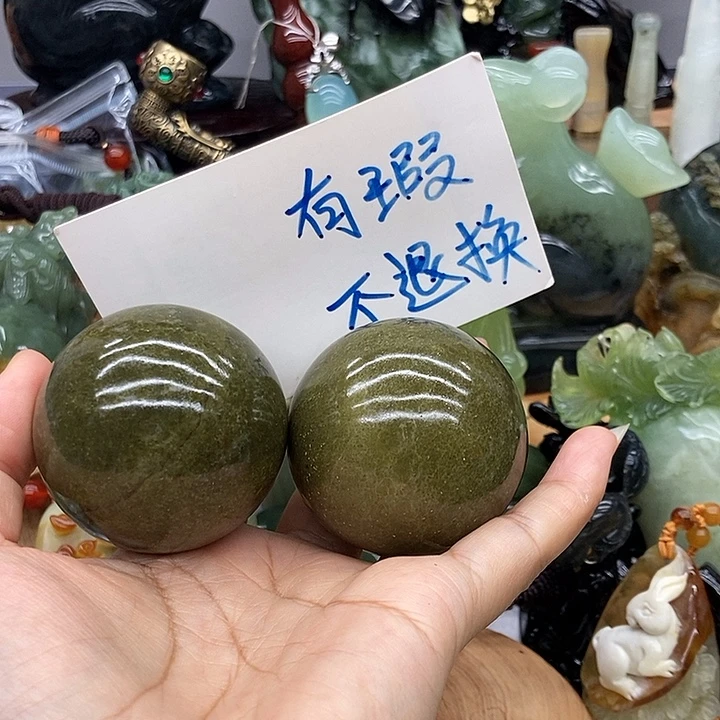 岫玉未镶嵌手把件