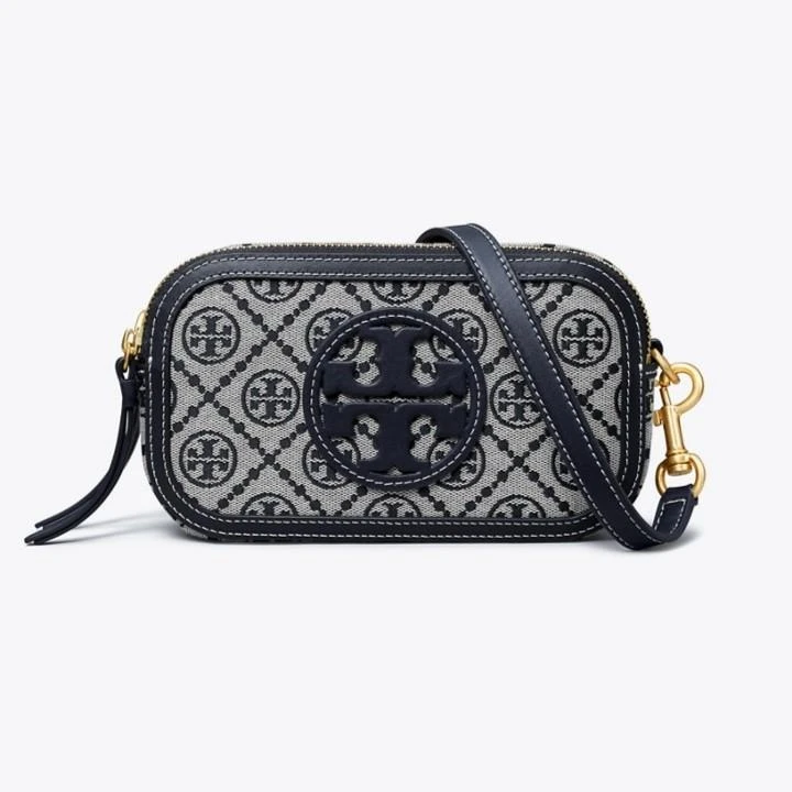 全新未使用 TORY BURCH/汤丽柏琦 专柜MILLE提花斜挎相机包152304