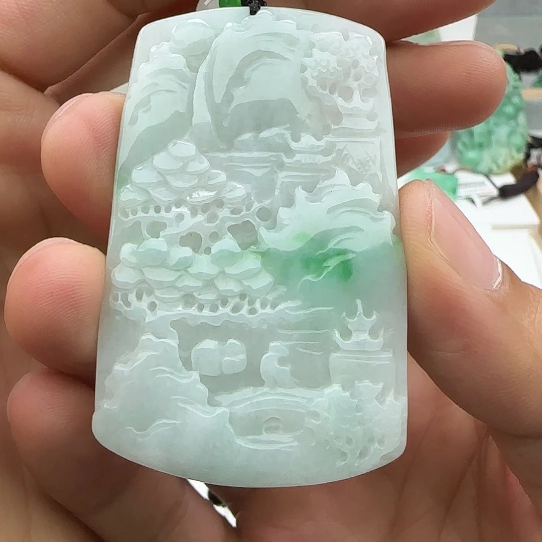 翡翠未镶嵌颈饰翡翠