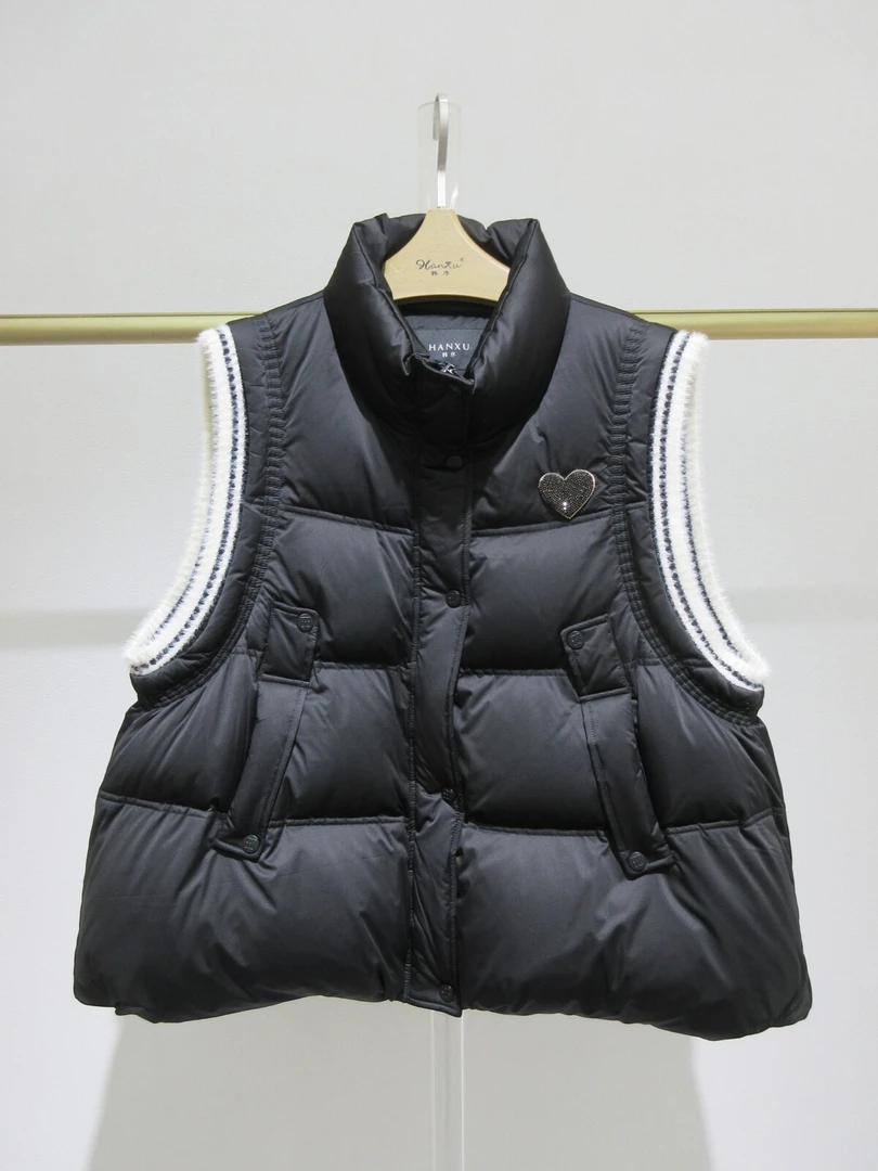 【达人专属】韩序新款时尚羽绒马甲2628A4359
