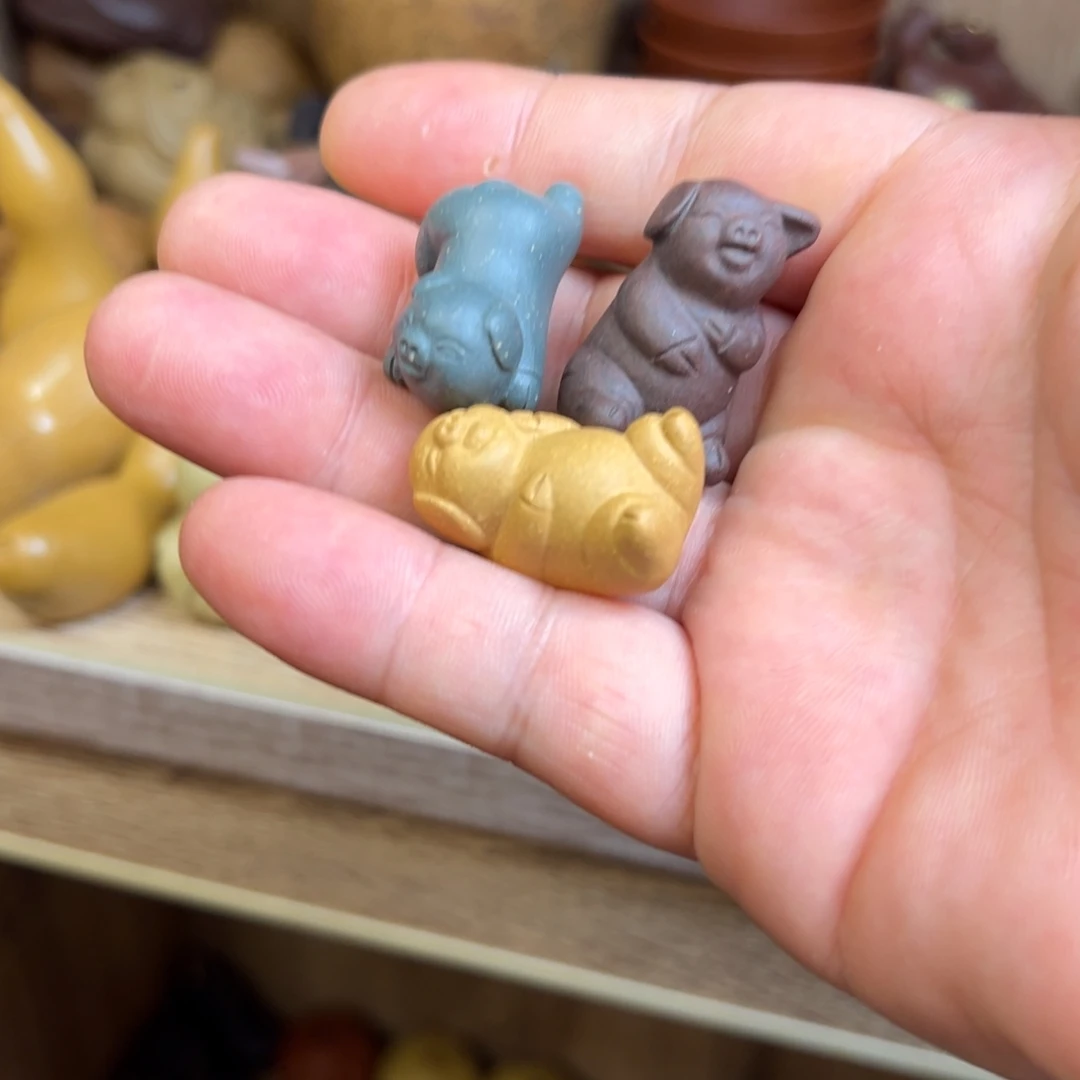 茶宠紫砂紫砂福猪