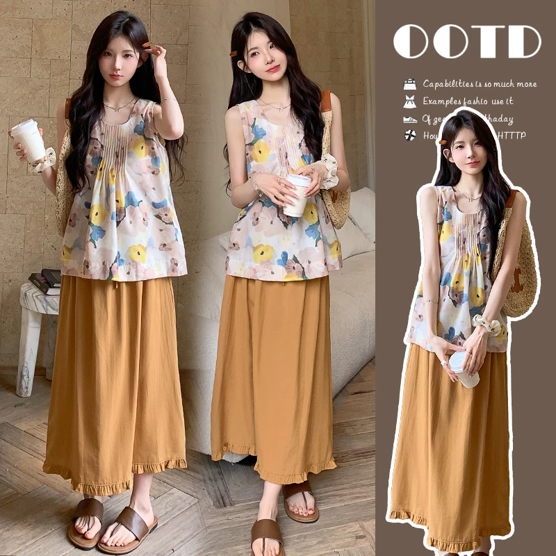 孕妇装2025夏装爆款洋气时尚法式韩系时尚气质宽松减龄孕妇连衣裙