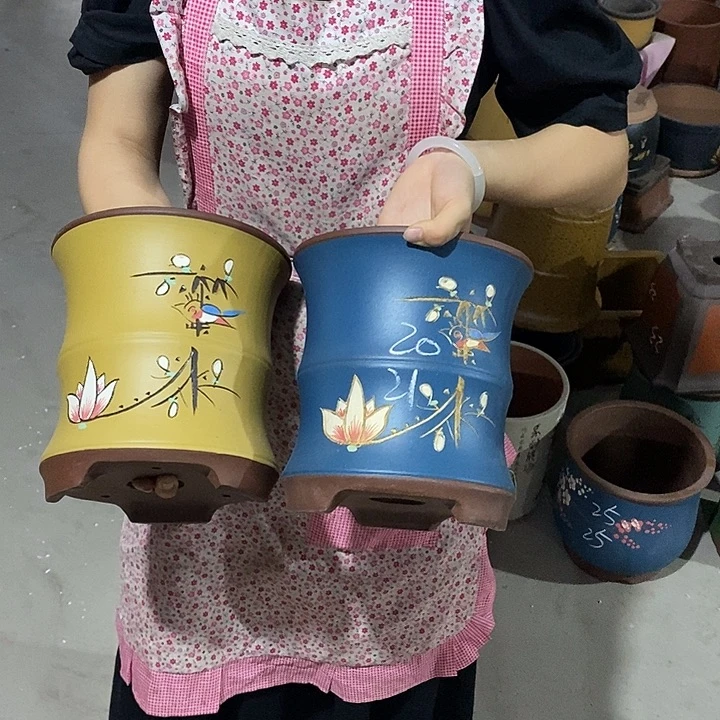 紫砂花盆紫砂花盆
