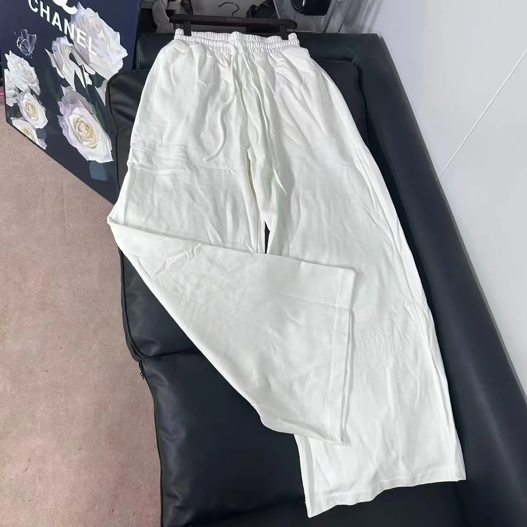 [胖鹅张]高腰松紧休闲百搭大阔腿卫裤#8105实物以直播间展示为准