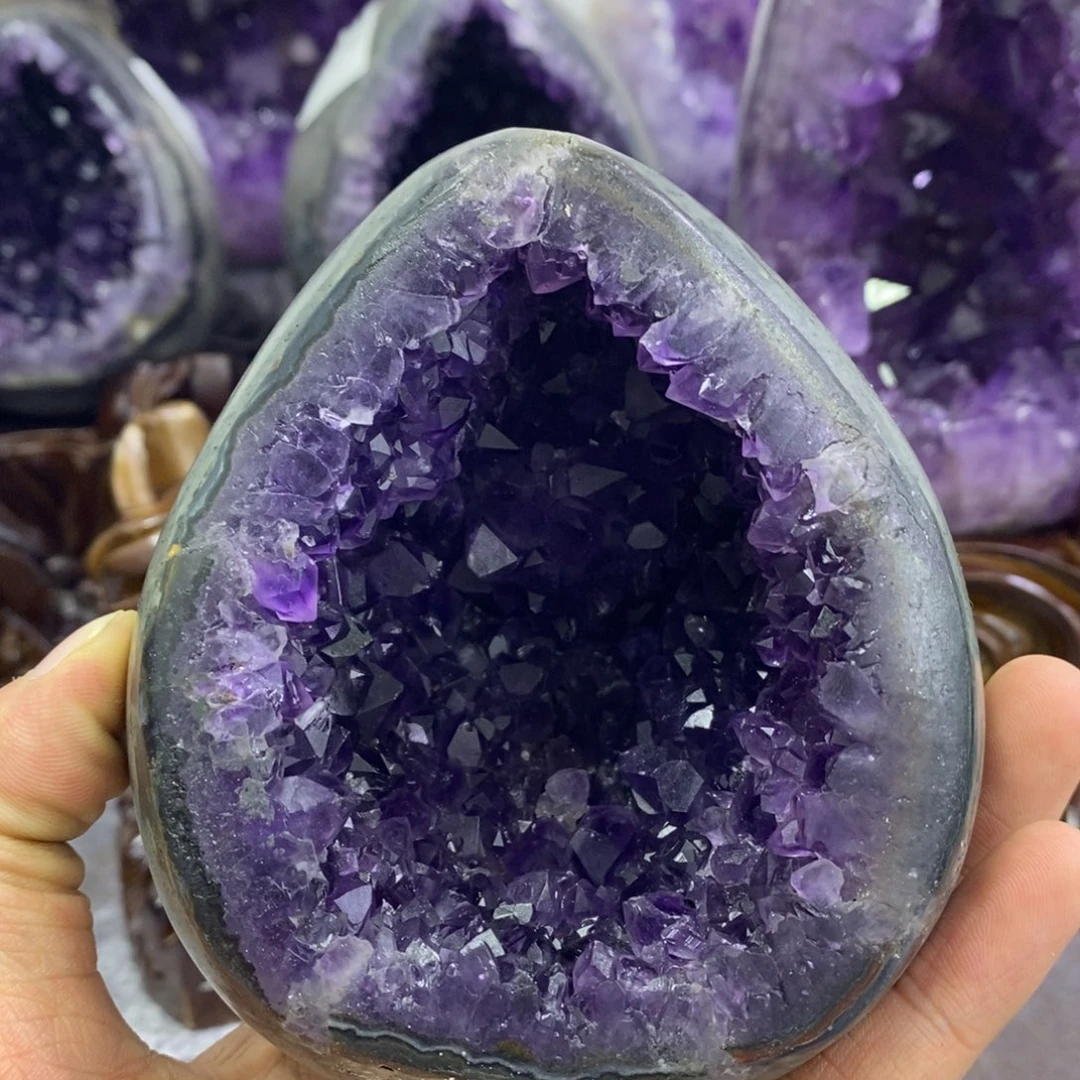 珠宝半成品未镶嵌紫晶1777