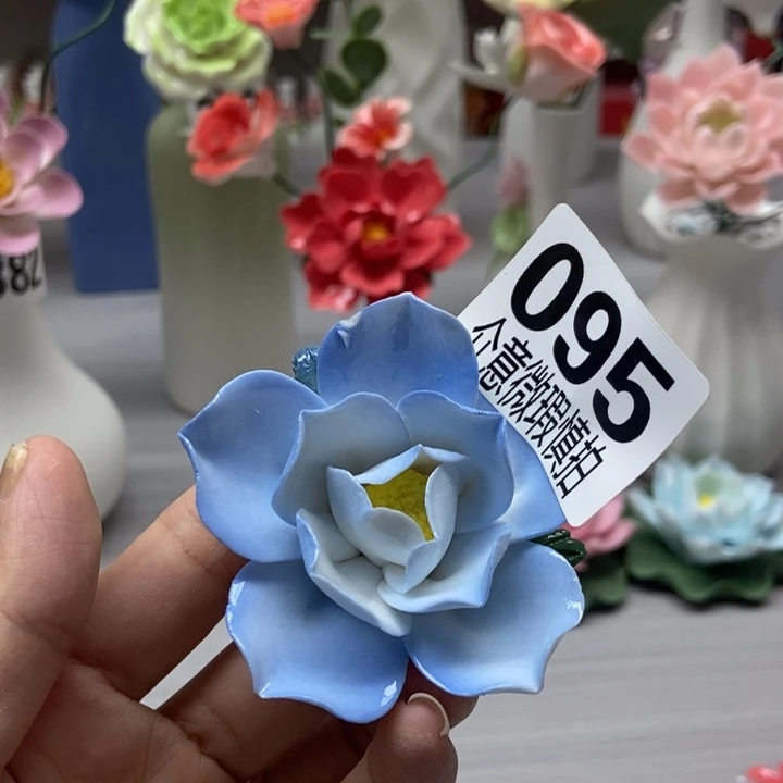 陶瓷手工制作陶瓷花