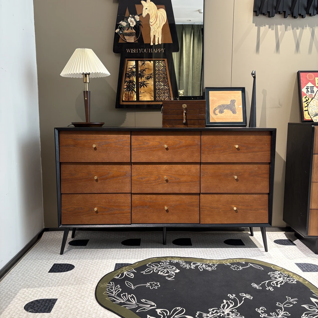 【墨尔本九斗柜】中古实木九斗柜法式客厅卧室储物玄关餐边柜电视柜