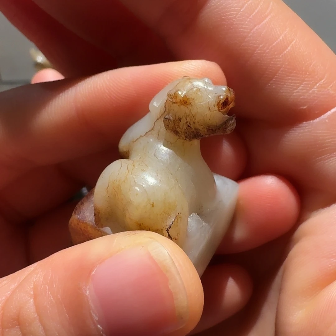 小***跑和田玉未镶嵌挂件