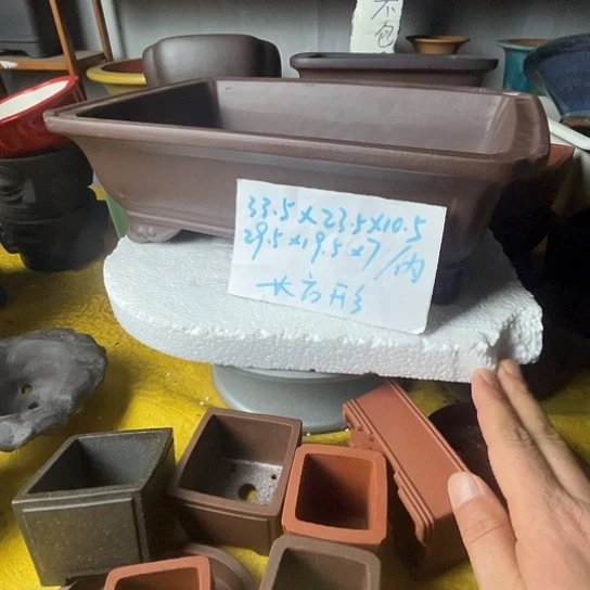 宜兴紫砂花盆马槽