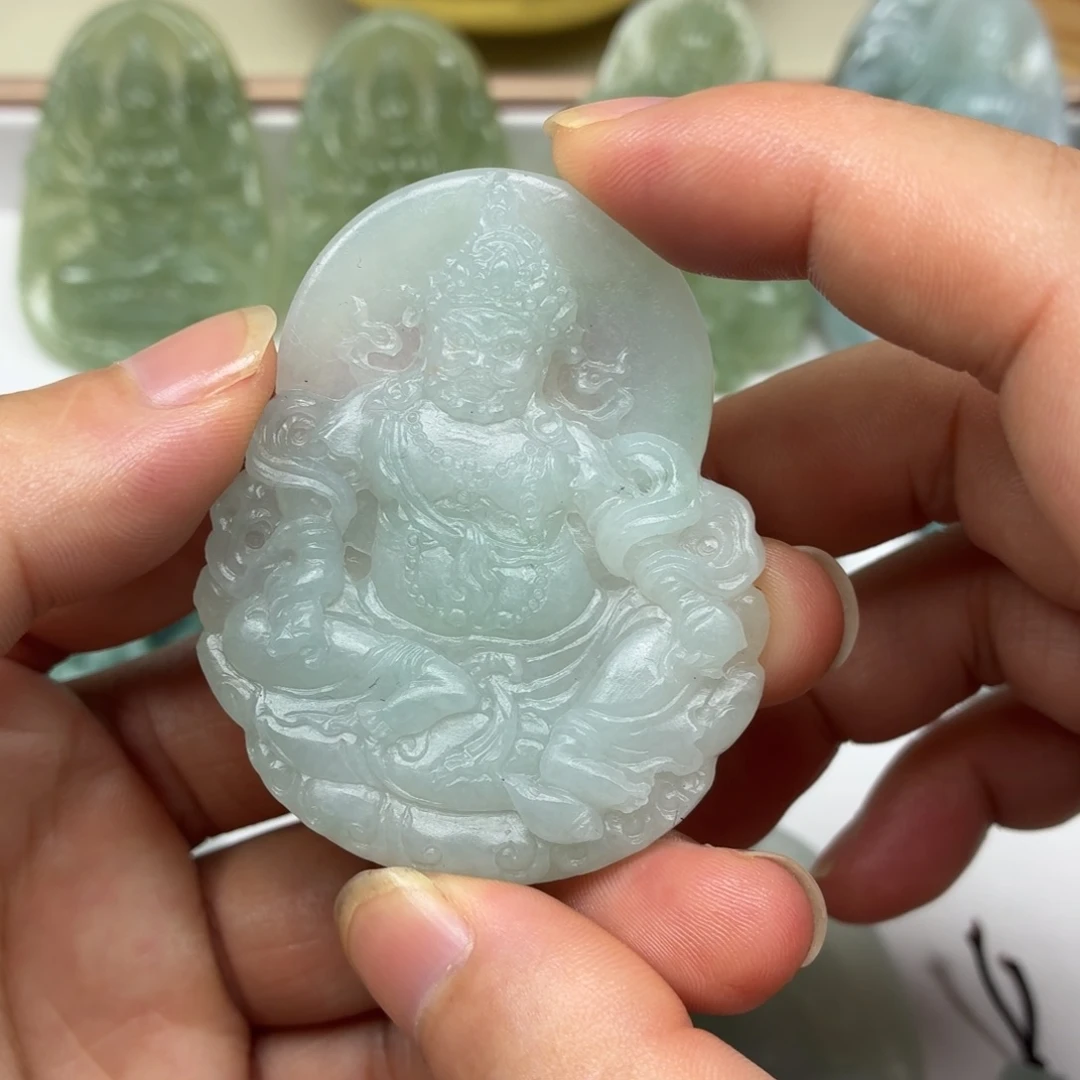 未镶嵌定制翡翠黄财神