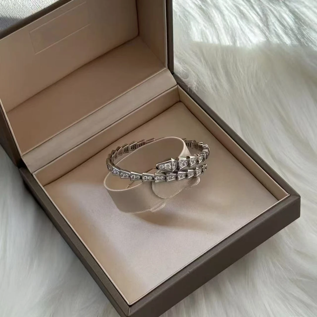 【黑猫】 重工版 蛇骨手镯 气质轻奢时尚千金感名媛风