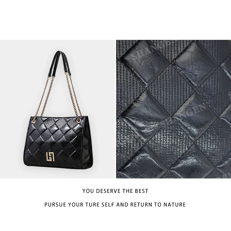 【尚恩CC】SK-92886-黑色-轻奢时尚女士新款手提单肩斜挎包