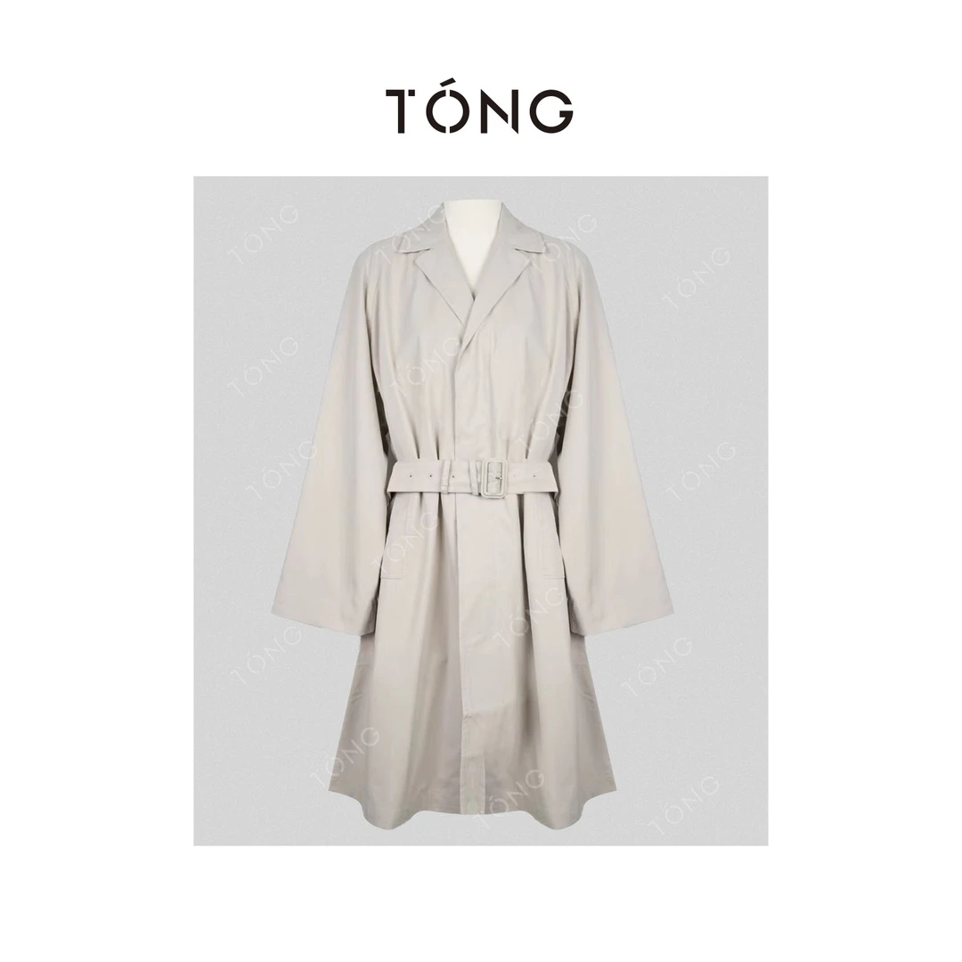 【纯净】 特殊18 支高密订制风衣面料外套长款 GA0262