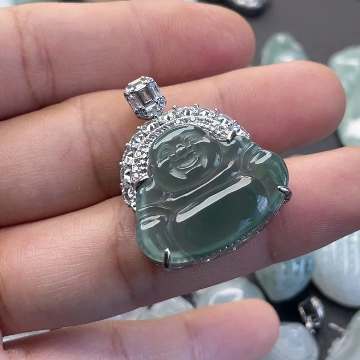 翡翠未镶嵌颈饰11