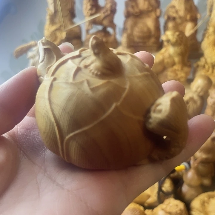 柏木（崖柏）崖柏莲花壶