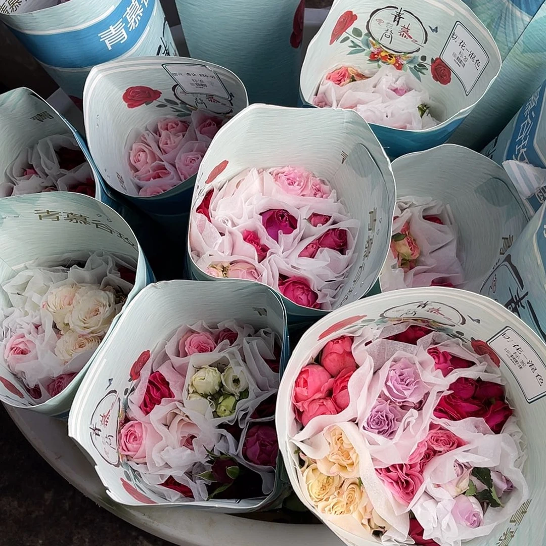 全部花苞青幕谷（稀有混色）一扎