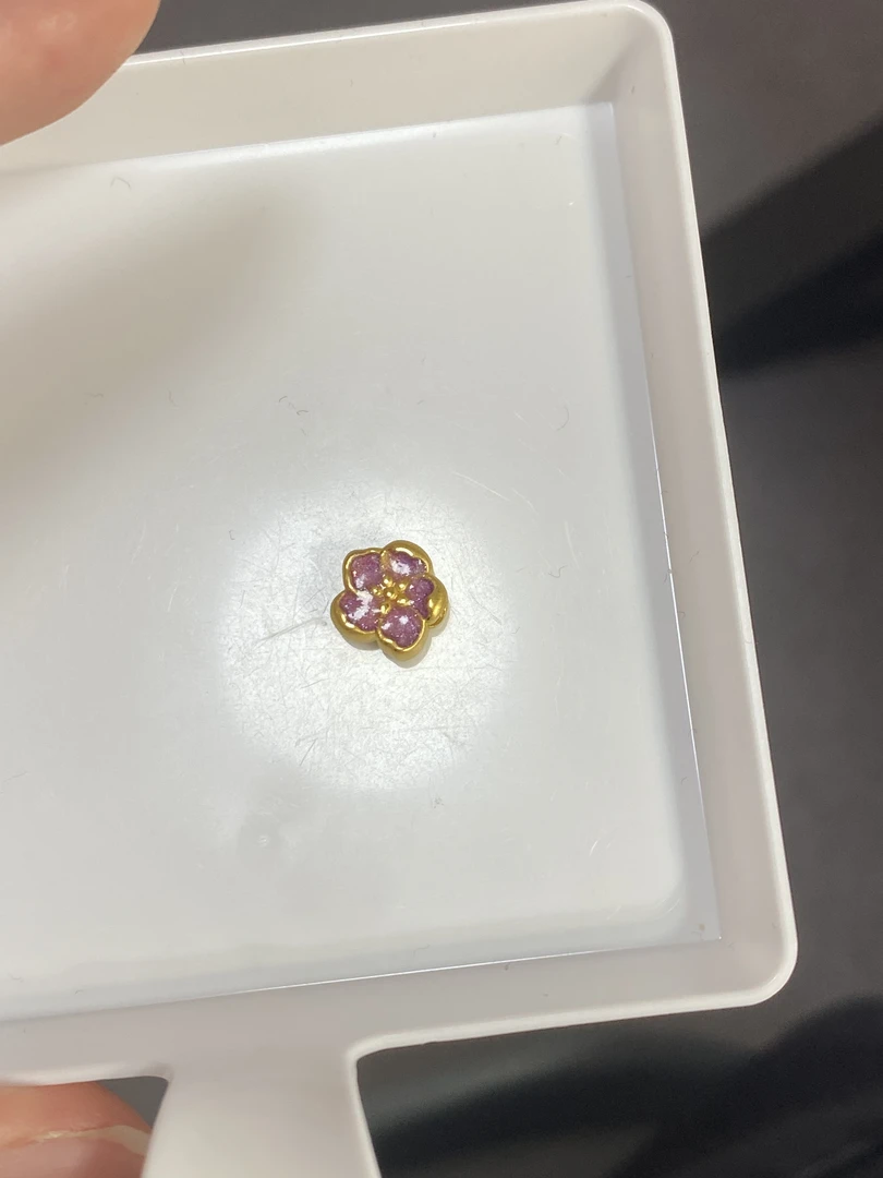 足金999烧蓝转运珠