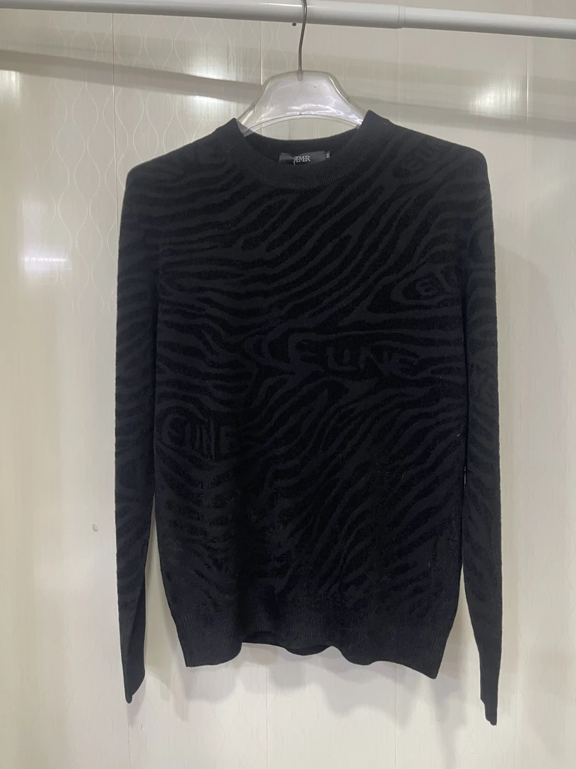 男士休闲提花毛衫