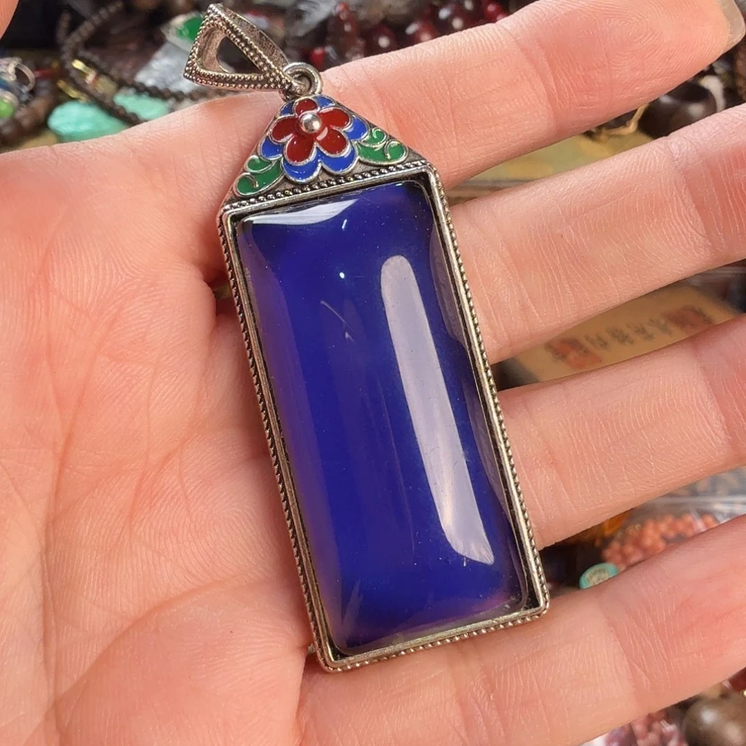 滴血莲花菩提吊坠