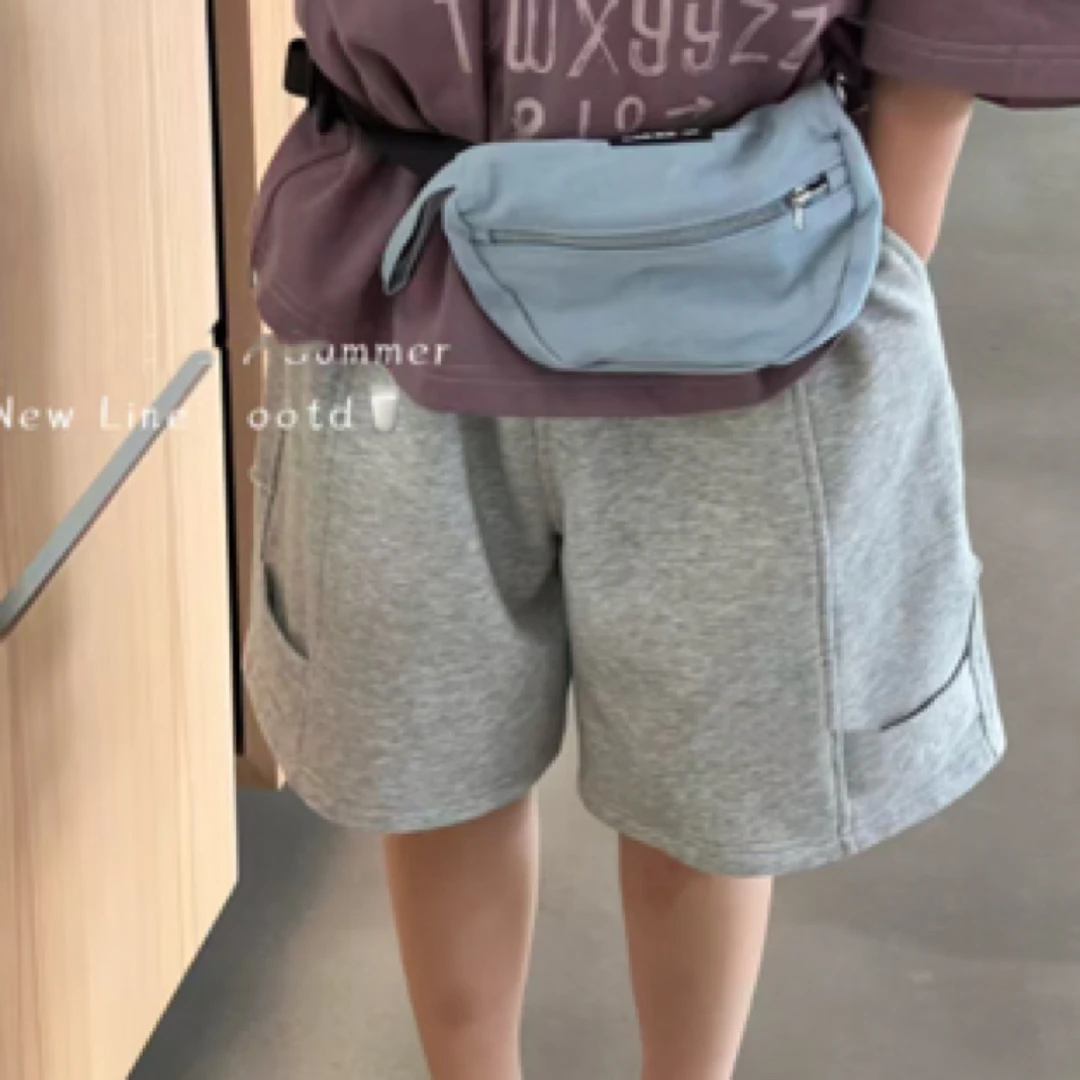 0184  夏季中大童针织短裤  YX