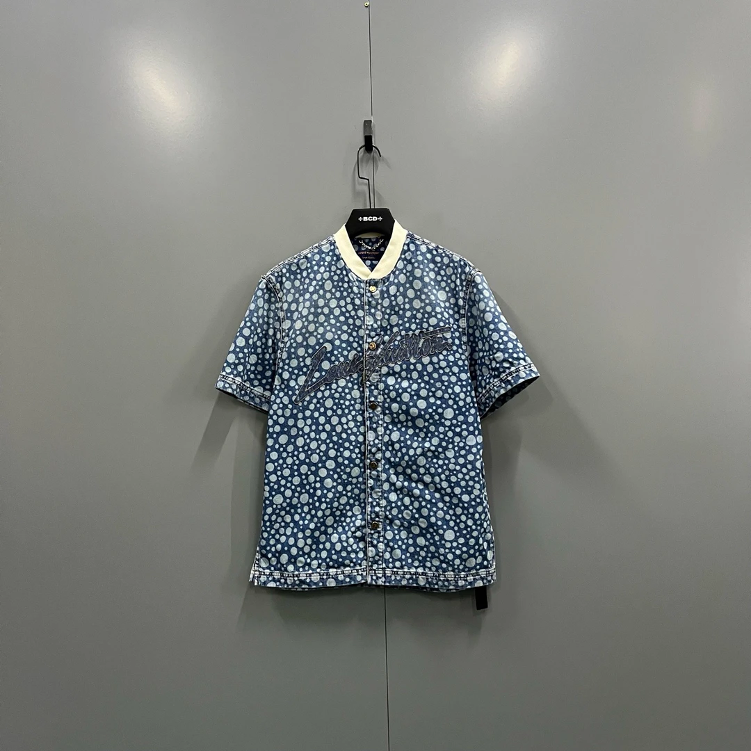99新 LouisVuitton/路易威登 ab915 610595 lv 波点刺绣衬衫 XS码