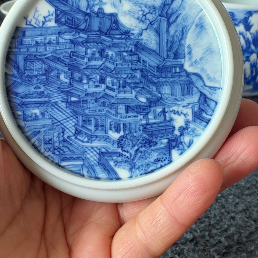 现代景德镇陶瓷手绘茶具