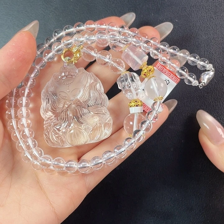 水晶白水晶九尾未镶嵌