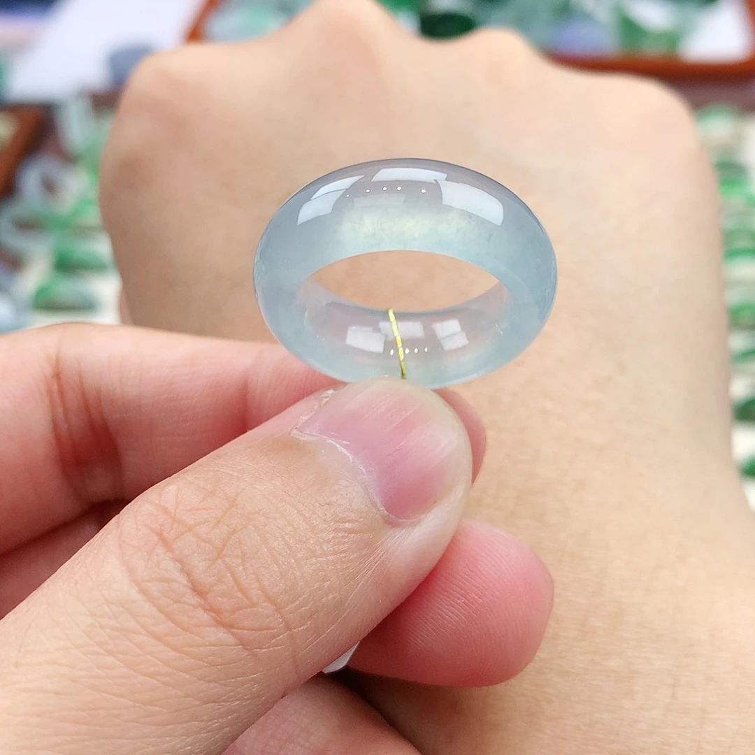 未镶嵌戒指翡翠12-13号