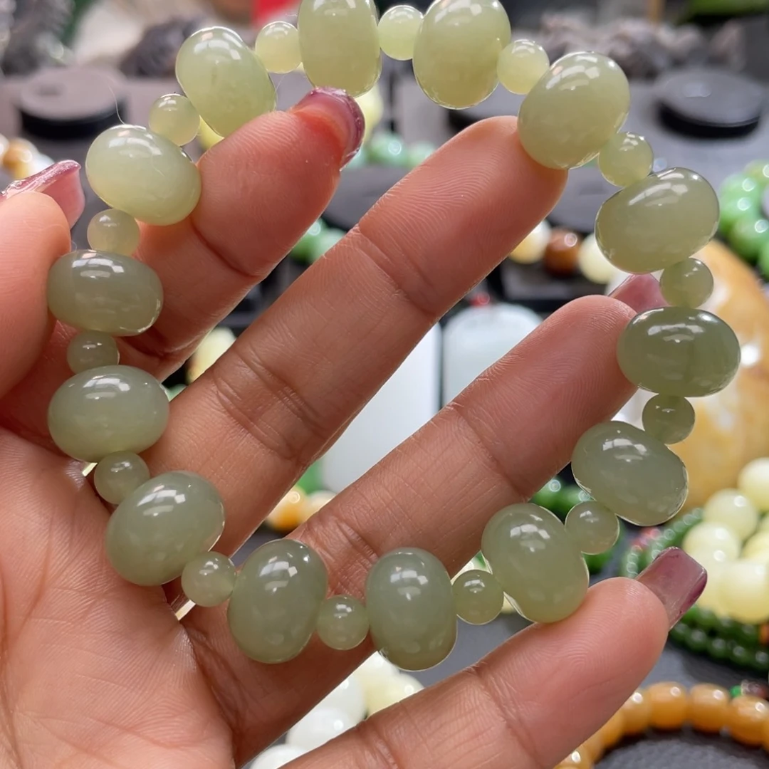 和田玉手串未镶嵌