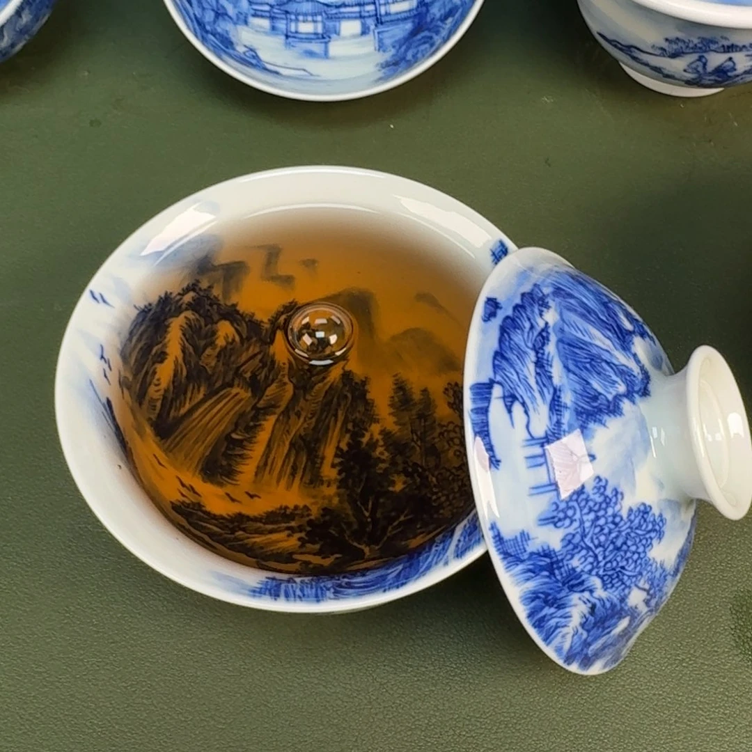 景德镇纯手绘茶具具圆圆290