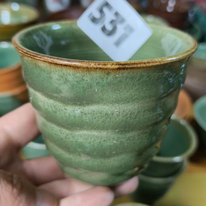 盘磁州窑五厂盘碗壶杯