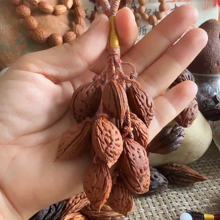 吊坠桃核野生毛桃核葡萄挂