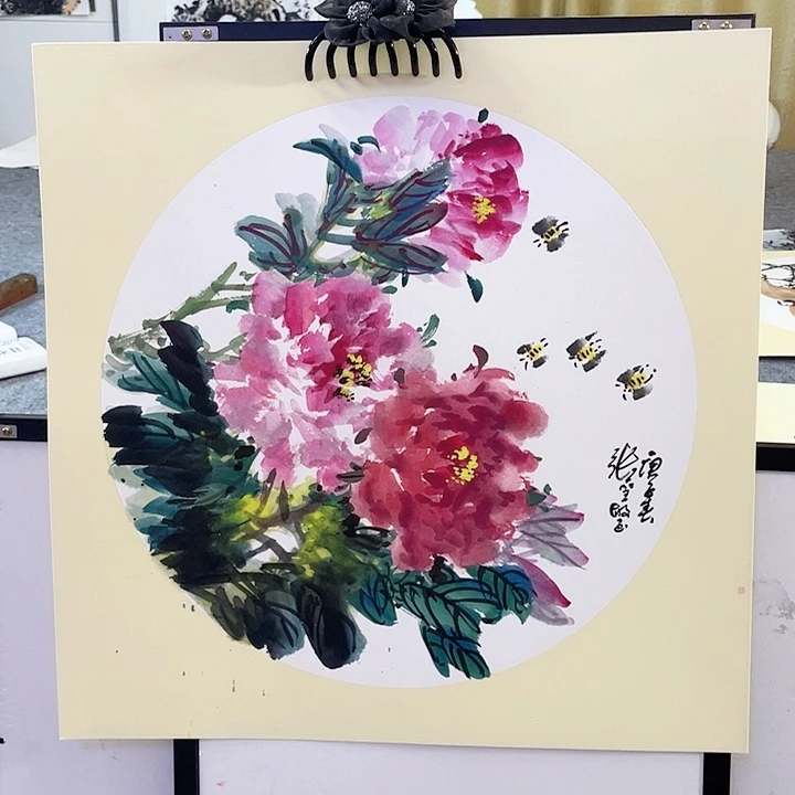 国画张圣敏先生纯手绘作品