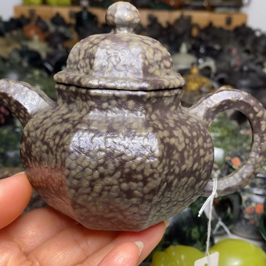 米粒石八方掇球壶220 cc