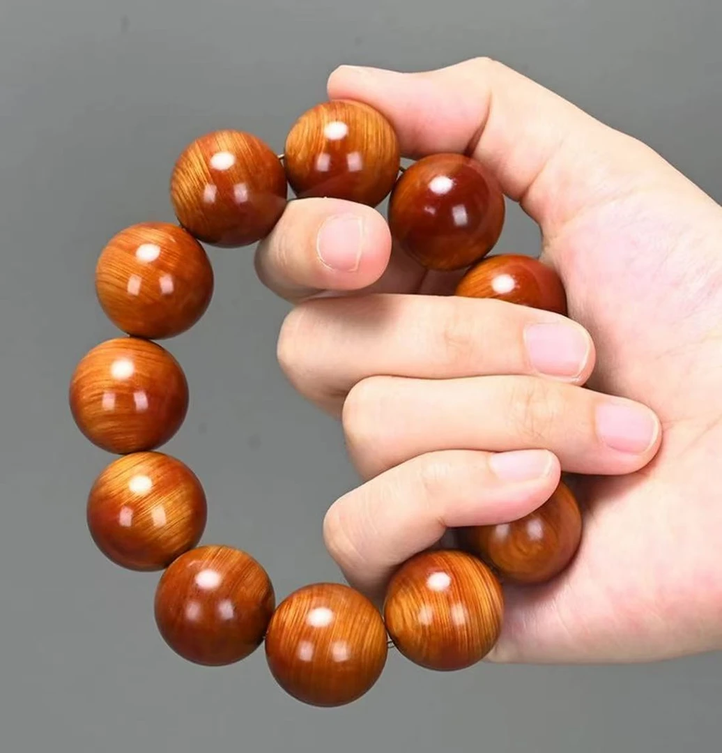 2.0太行陈化料高油崖柏手串