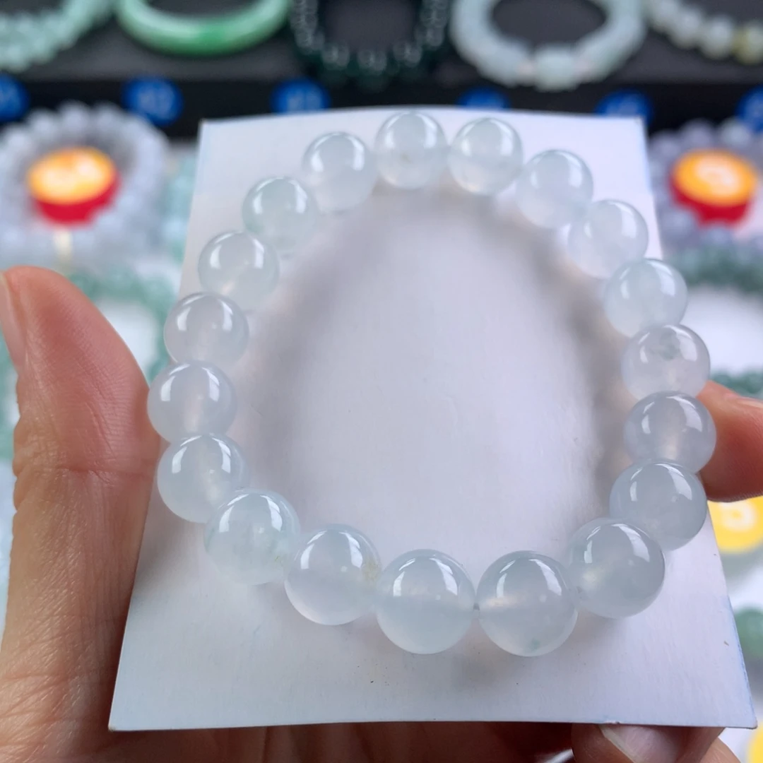 翡翠未镶嵌手链卡10