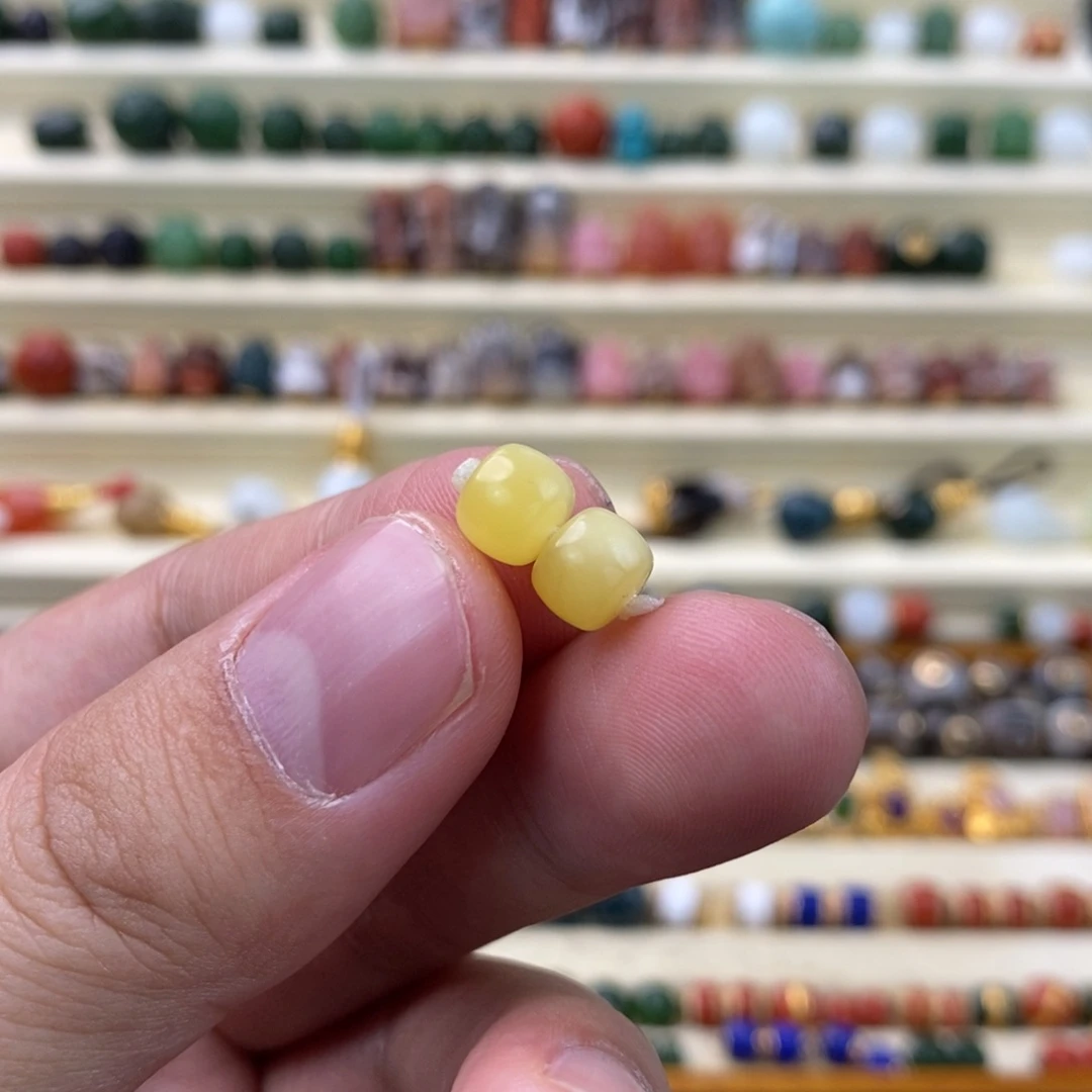 蜜蜡未镶嵌颈饰隔珠