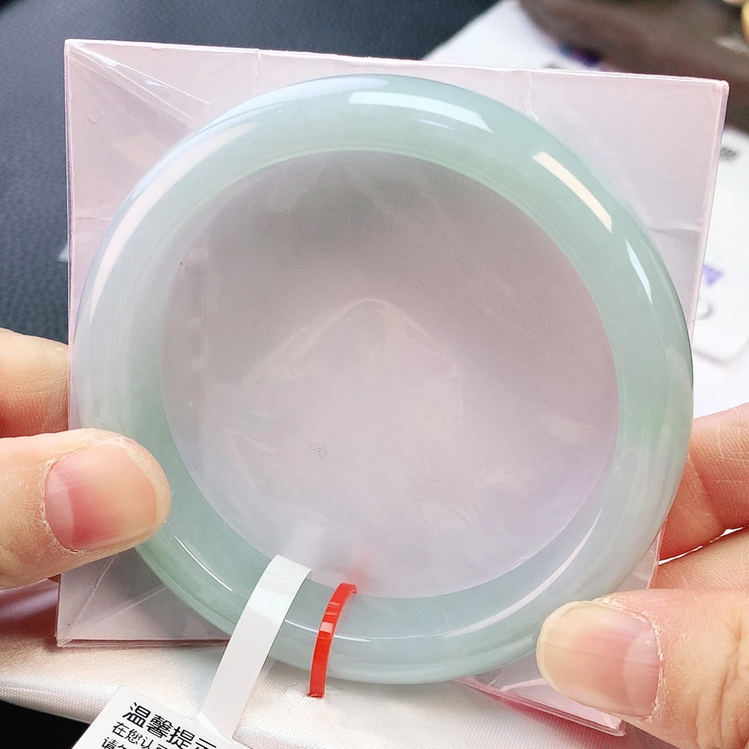 未镶嵌手镯翡翠60海蓝之谜